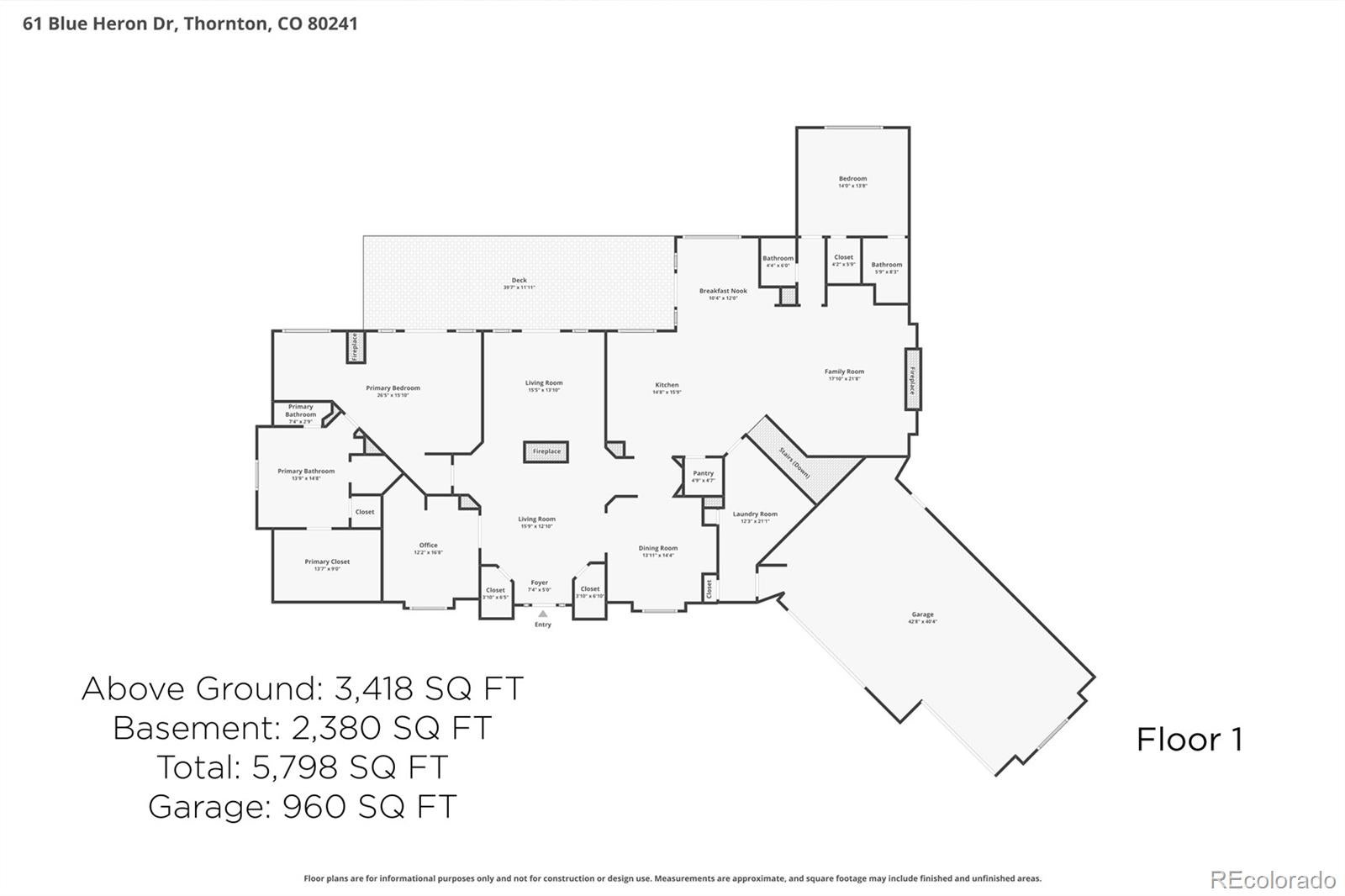 Thornton, Colorado, 80241, United States, 5 Bedrooms Bedrooms, ,5 BathroomsBathrooms,Residential,Active,2035147