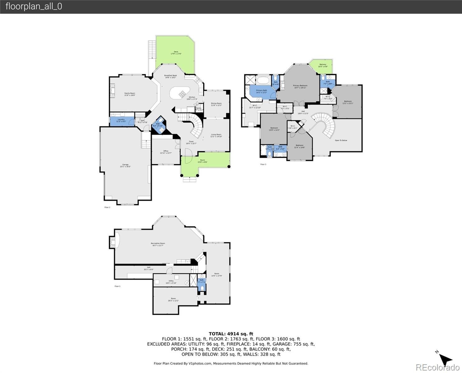 Lakewood, Colorado, 80227, United States, 4 Bedrooms Bedrooms, ,5 BathroomsBathrooms,Residential,Active,1831768