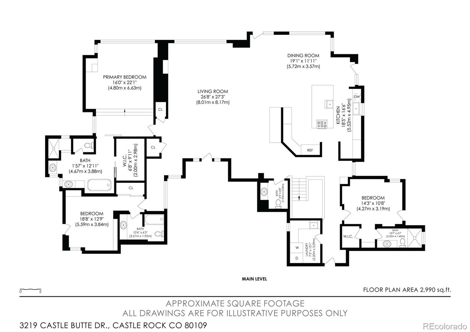 Castle Rock, Colorado, 80109, United States, 5 Bedrooms Bedrooms, ,6 BathroomsBathrooms,Residential,Active,2015824