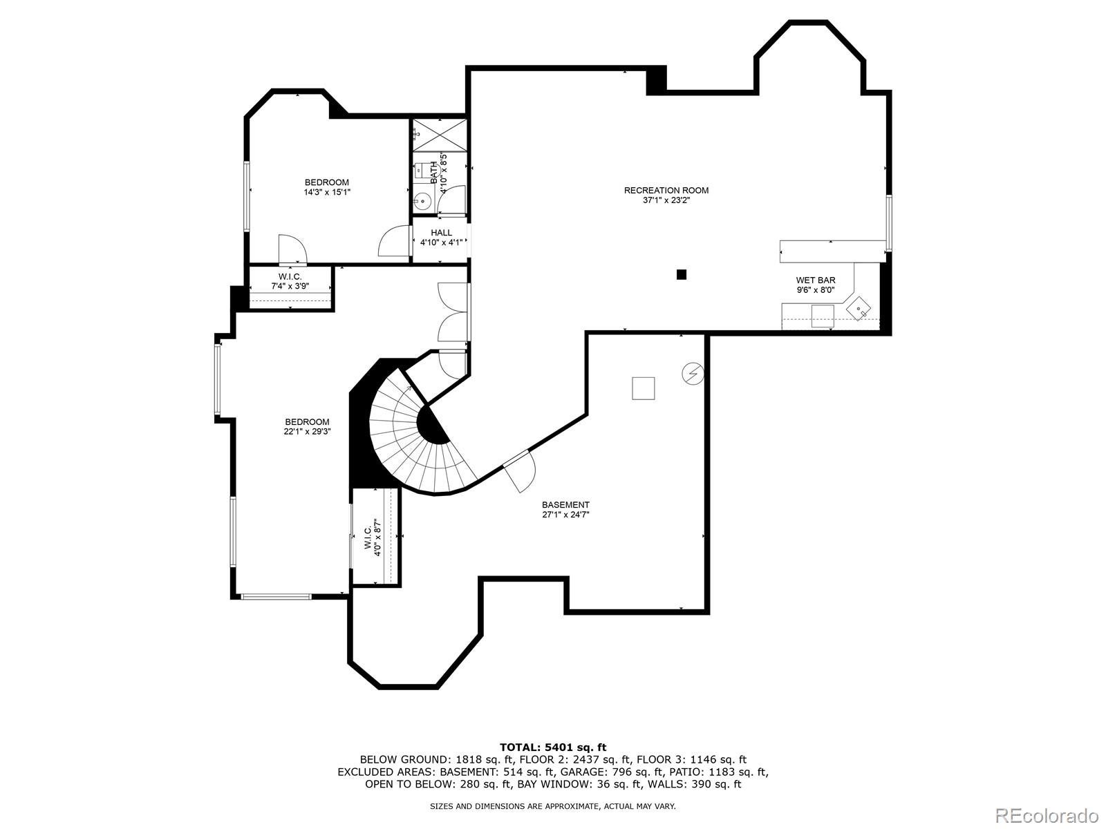 Parker, Colorado, 80134, United States, 6 Bedrooms Bedrooms, ,5 BathroomsBathrooms,Residential,Active,1843852