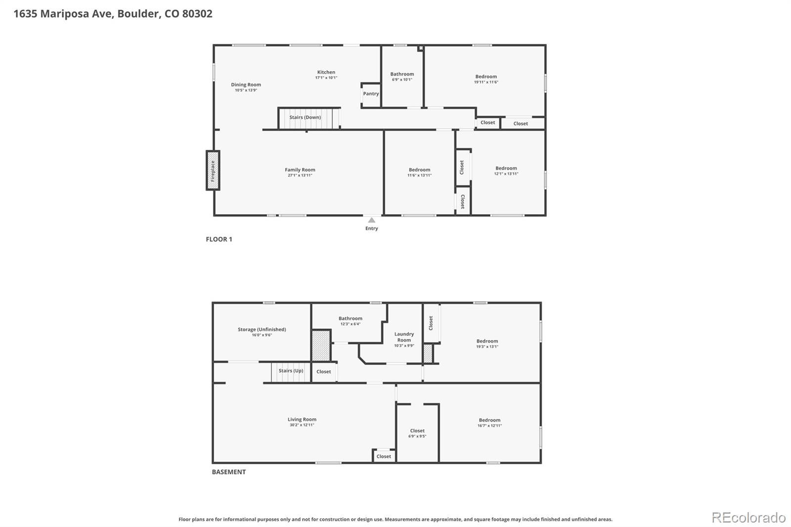 Boulder, Colorado, 80302, United States, 5 Bedrooms Bedrooms, ,2 BathroomsBathrooms,Residential,Active,2041751