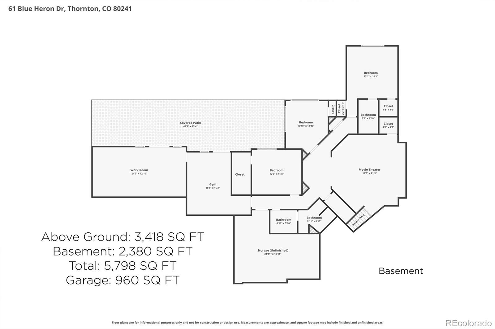 Thornton, Colorado, 80241, United States, 5 Bedrooms Bedrooms, ,5 BathroomsBathrooms,Residential,Active,2035147
