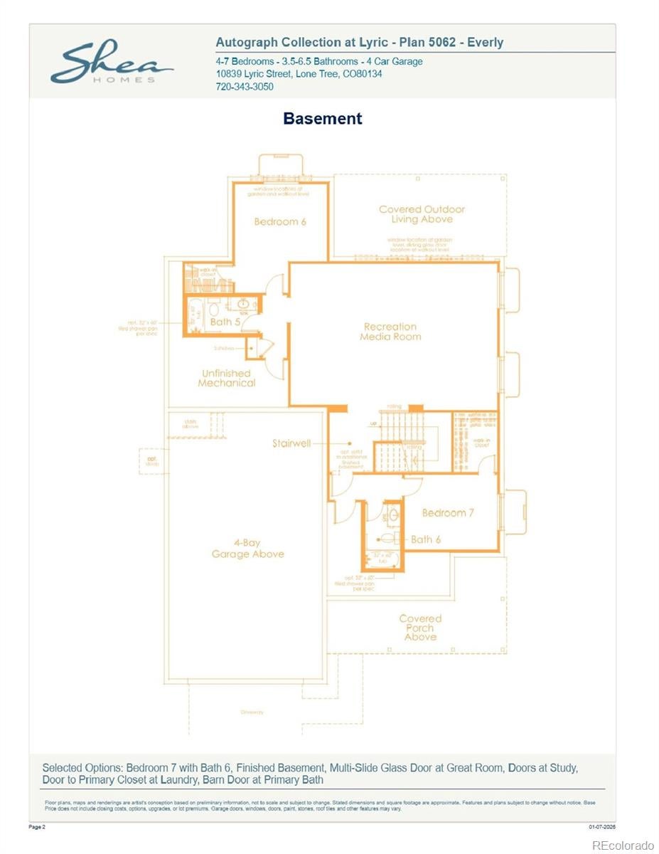 Lone Tree, Colorado, 80134, United States, 6 Bedrooms Bedrooms, ,6 BathroomsBathrooms,Residential,Active,2010173