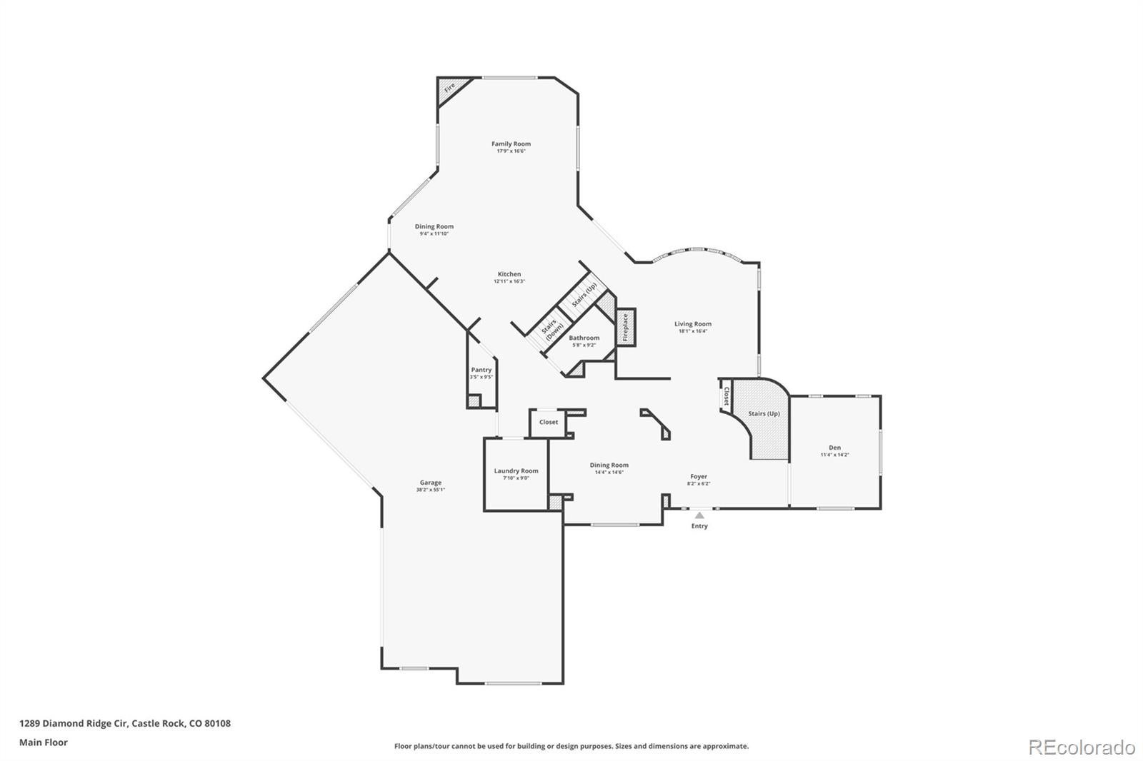 Castle Rock, Colorado, 80108, United States, 5 Bedrooms Bedrooms, ,5 BathroomsBathrooms,Residential,Active,1929658
