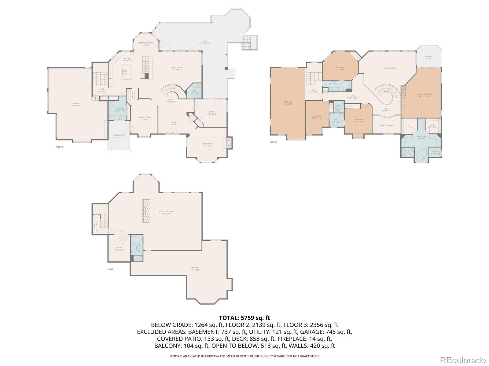 Littleton, Colorado, 80127, United States, 4 Bedrooms Bedrooms, ,5 BathroomsBathrooms,Residential,Active,1961954