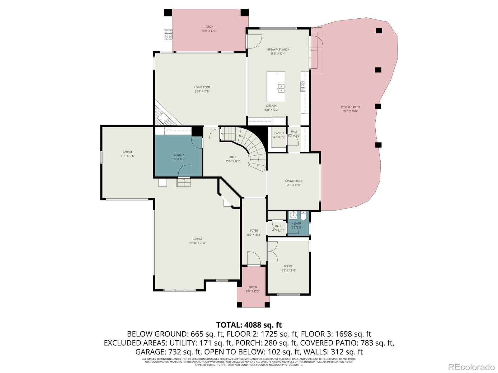 Arvada, Colorado, 80403, United States, 4 Bedrooms Bedrooms, ,5 BathroomsBathrooms,Residential,Active,1952068