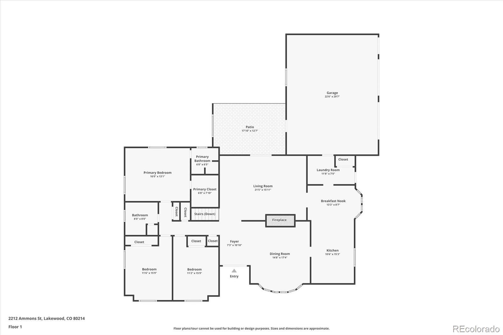 Lakewood, Colorado, 80214, United States, 5 Bedrooms Bedrooms, ,3 BathroomsBathrooms,Residential,Active,1945859