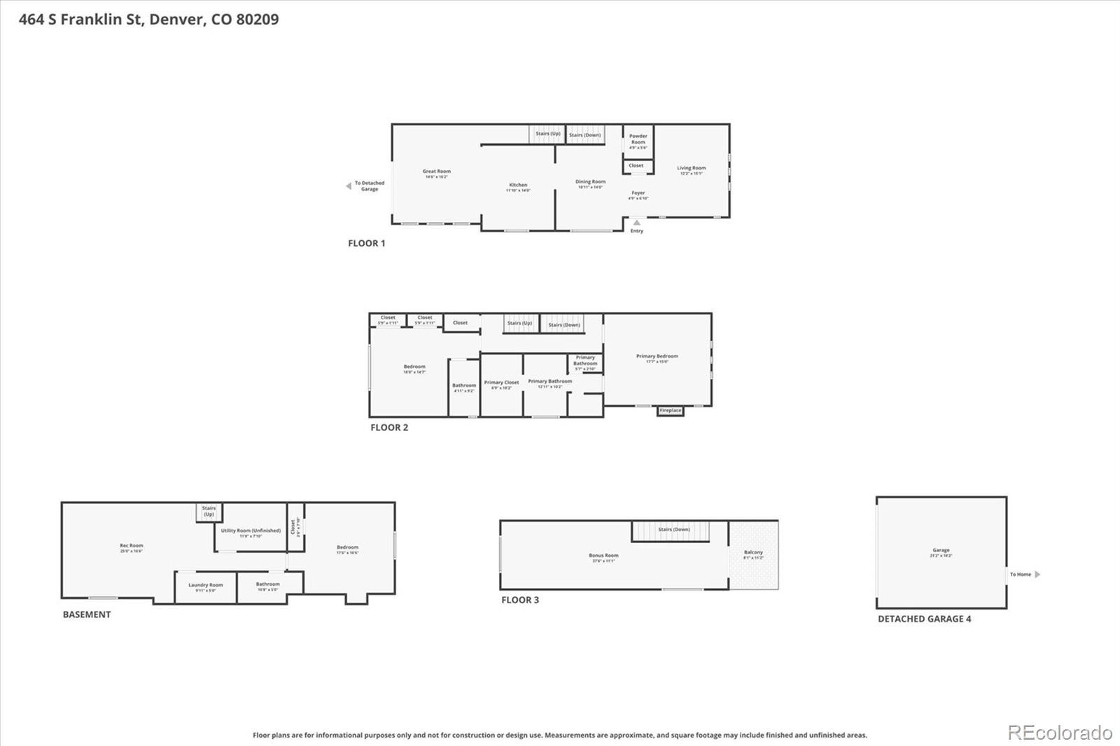 Denver, Colorado, 80209, United States, 3 Bedrooms Bedrooms, ,4 BathroomsBathrooms,Residential,Active,2045705