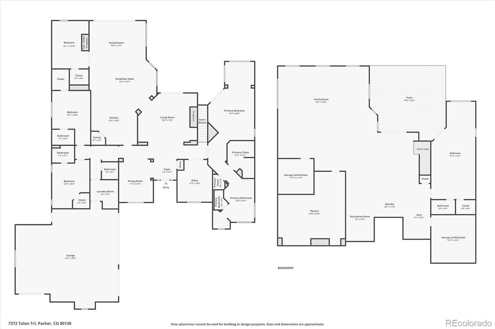 Parker, Colorado, 80138, United States, 5 Bedrooms Bedrooms, ,5 BathroomsBathrooms,Residential,Active,1945314
