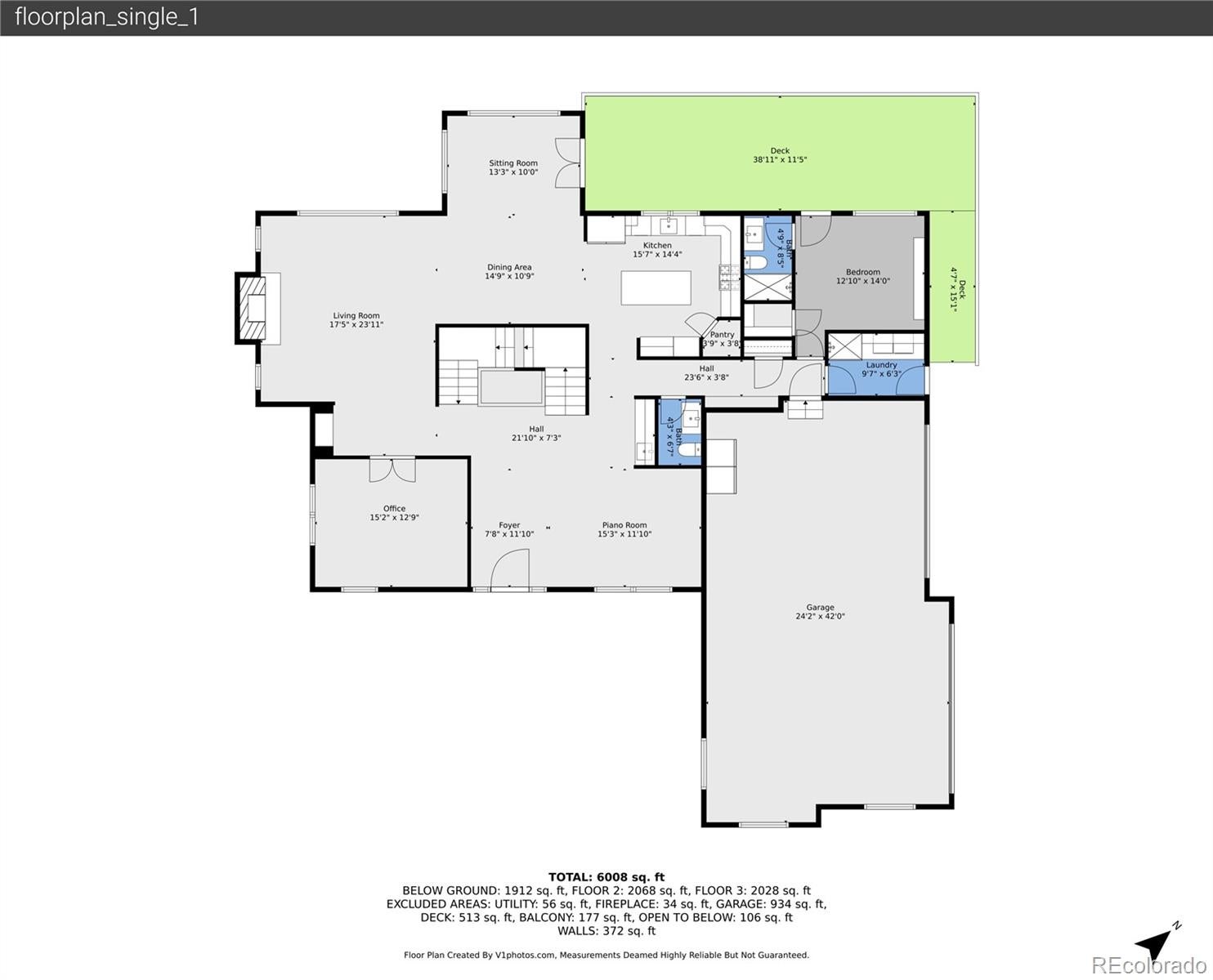 Erie, Colorado, 80516, United States, 6 Bedrooms Bedrooms, ,7 BathroomsBathrooms,Residential,Active,1909085