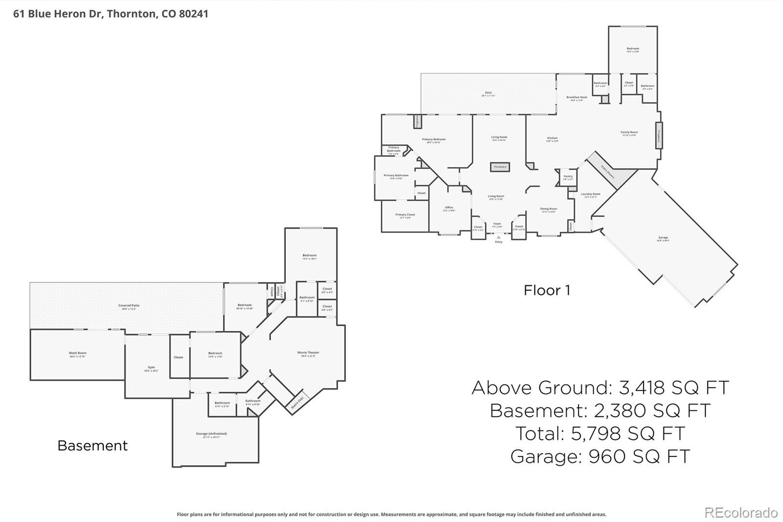 Thornton, Colorado, 80241, United States, 5 Bedrooms Bedrooms, ,5 BathroomsBathrooms,Residential,Active,2035147