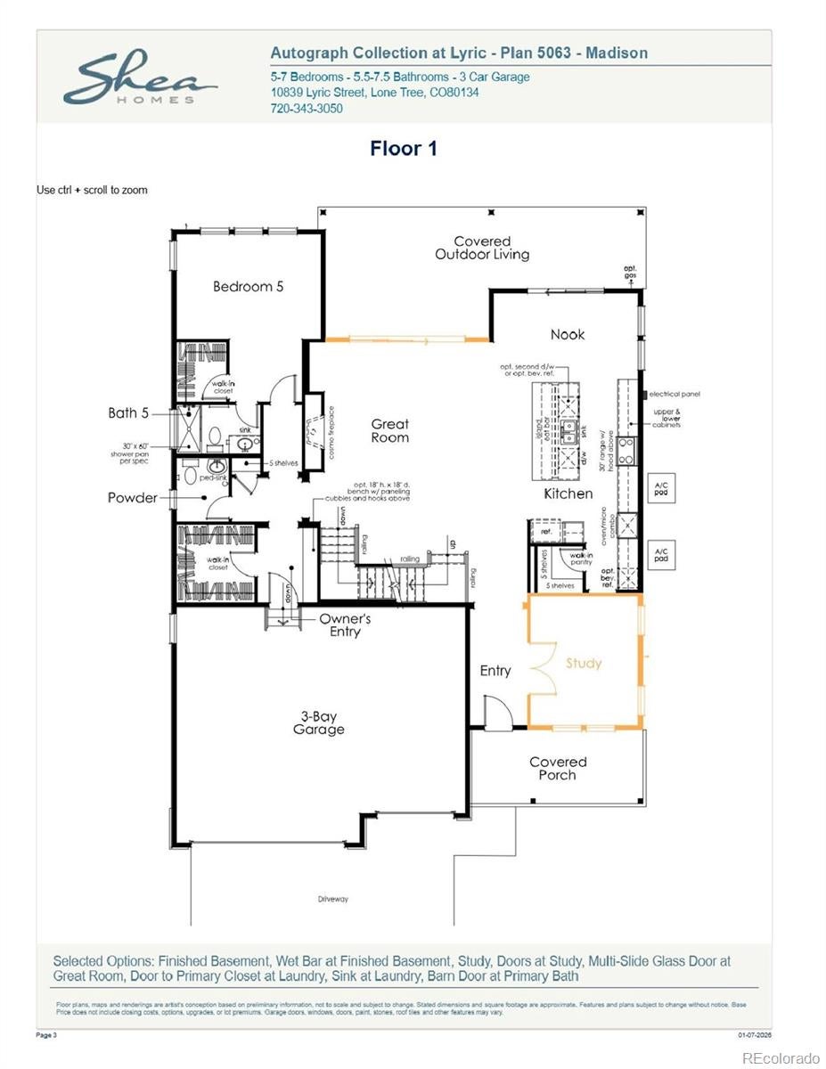 Lone Tree, Colorado, 80134, United States, 6 Bedrooms Bedrooms, ,7 BathroomsBathrooms,Residential,Active,2010172