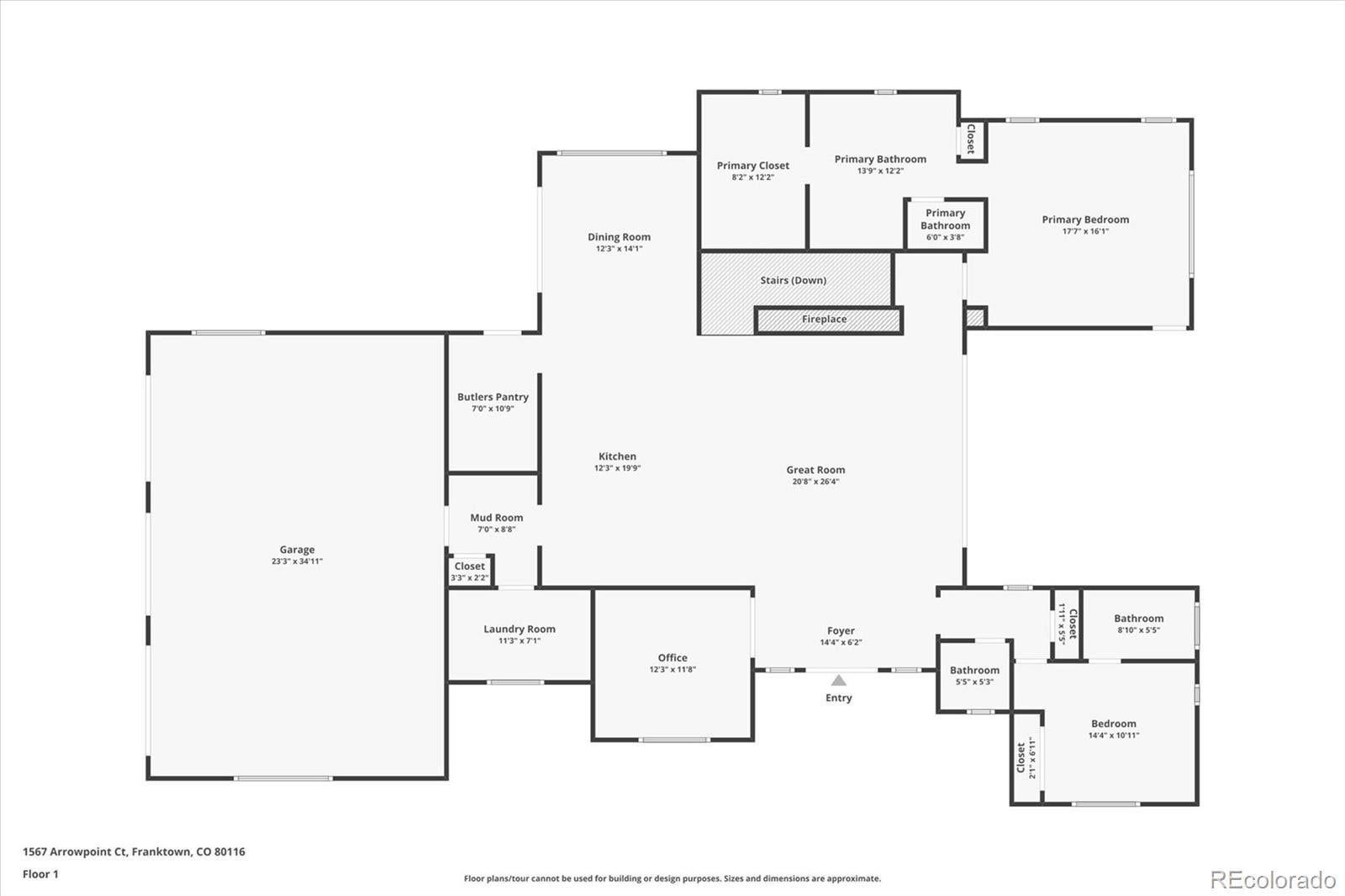 Franktown, Colorado, 80116, United States, 4 Bedrooms Bedrooms, ,5 BathroomsBathrooms,Residential,Active,1914573