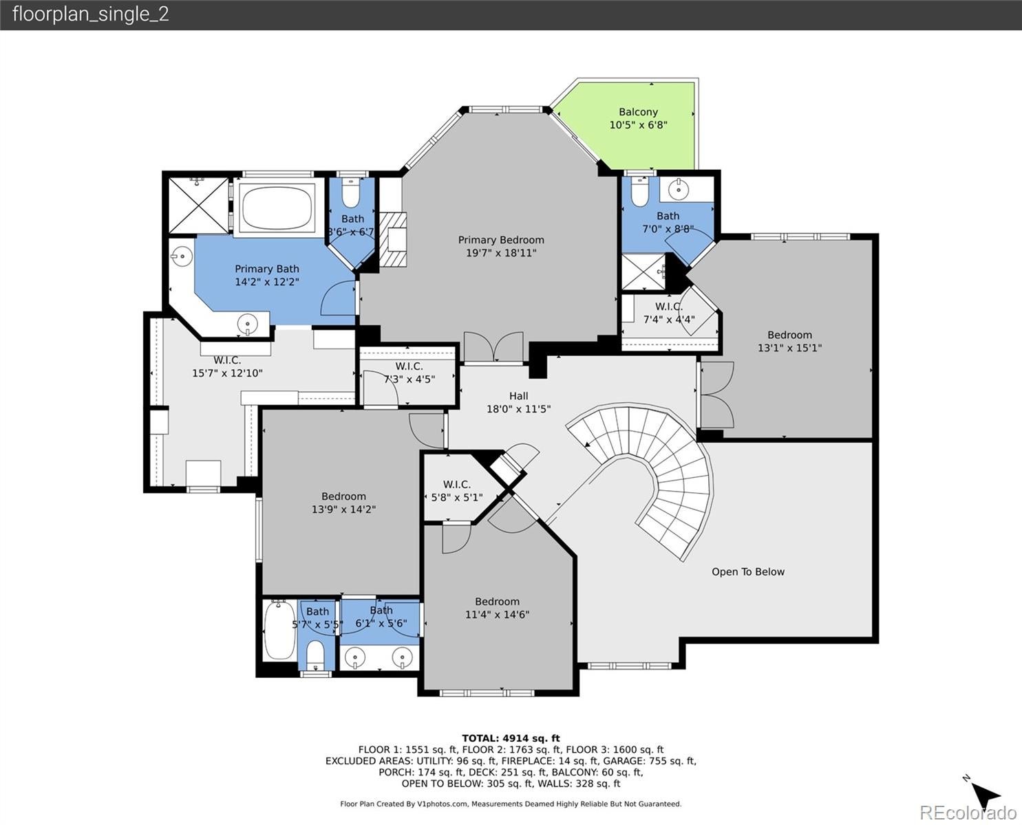 Lakewood, Colorado, 80227, United States, 4 Bedrooms Bedrooms, ,5 BathroomsBathrooms,Residential,Active,1831768