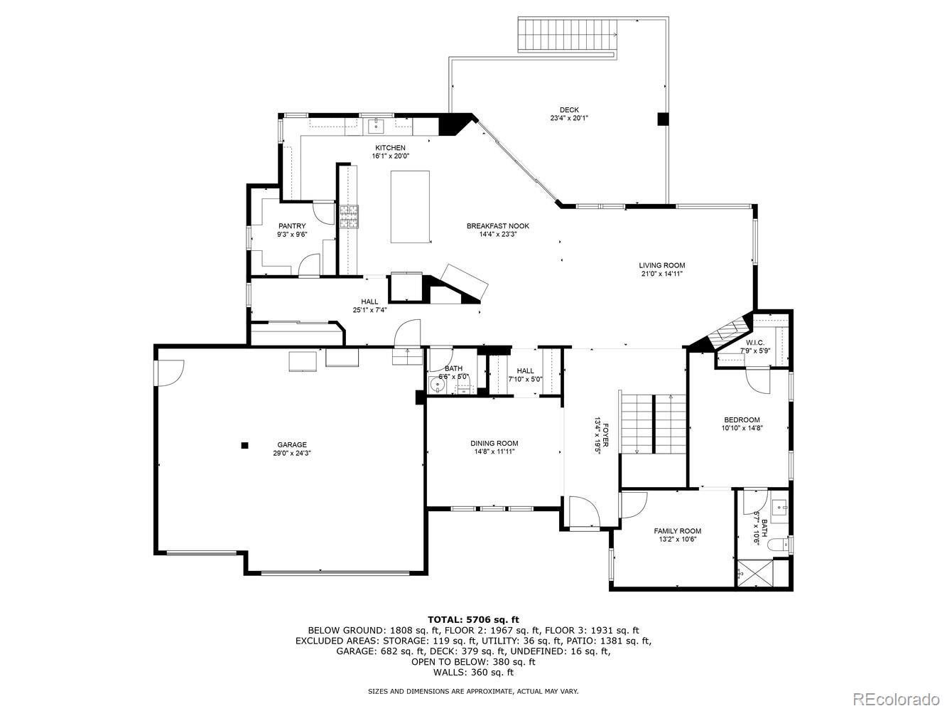 Colorado Springs, Colorado, 80921, United States, 6 Bedrooms Bedrooms, ,6 BathroomsBathrooms,Residential,Active,1889032