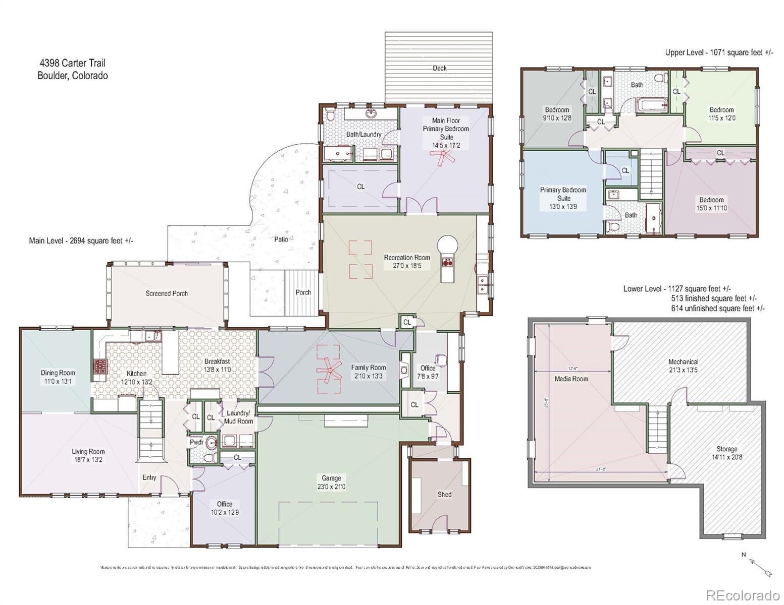 Boulder, Colorado, 80301, United States, 5 Bedrooms Bedrooms, ,4 BathroomsBathrooms,Residential,Active,1944111