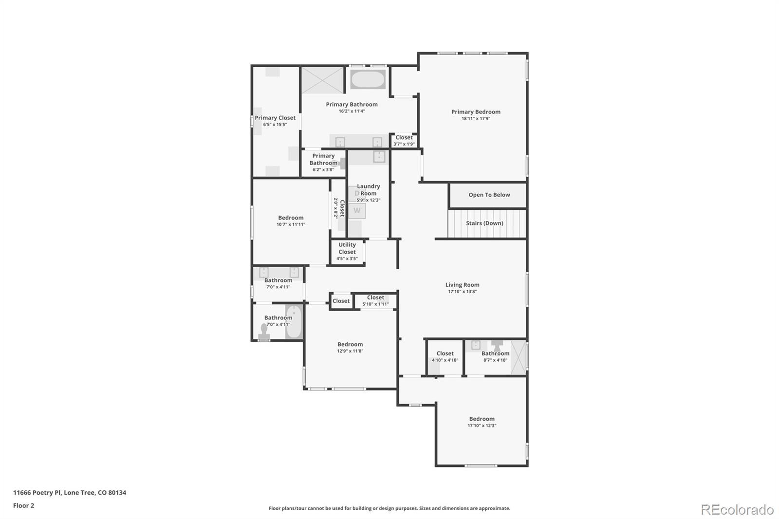 Parker, Colorado, 80134, United States, 6 Bedrooms Bedrooms, ,6 BathroomsBathrooms,Residential,Active,1914803