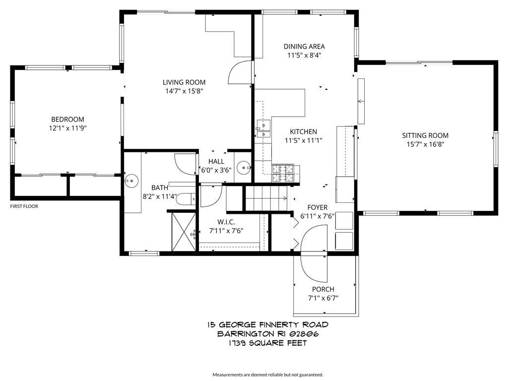 Barrington, Rhode Island, 02806, United States, 1 Bedroom Bedrooms, ,2 BathroomsBathrooms,Residential,Active,2010902