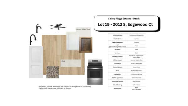 2013 S EDGEWOOD COURT # LOT 19, OZARK, MO 65721, photo 4 of 27