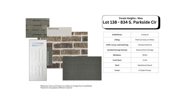 834 S PARKSIDE CIR LOT 138, NIXA, MO 65714, photo 3 of 4