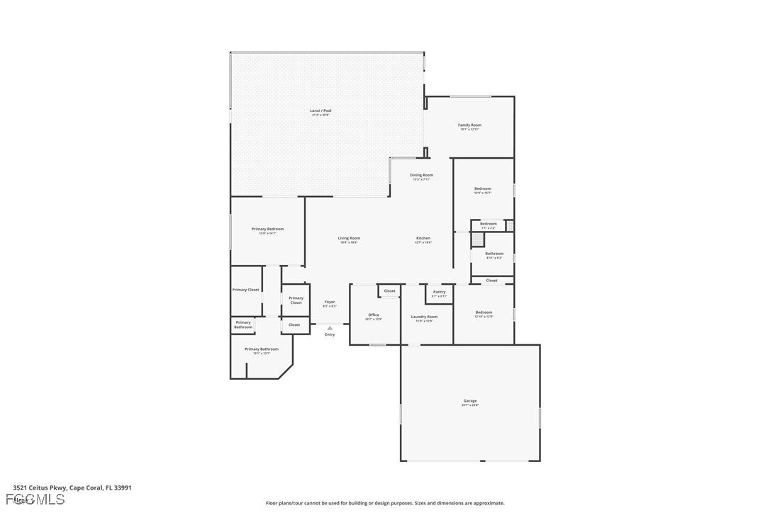 Cape Coral, Florida, 33991, United States, 4 Bedrooms Bedrooms, ,2 BathroomsBathrooms,Residential,Active,1907963