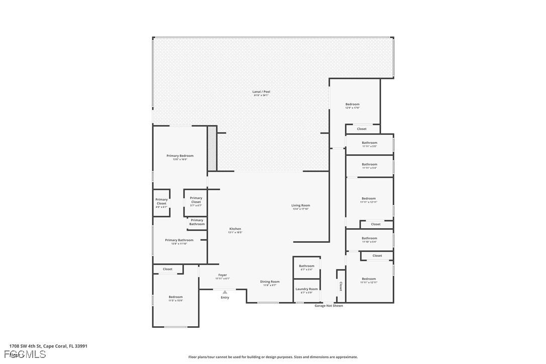 Cape Coral, Florida, 33991, United States, 5 Bedrooms Bedrooms, ,6 BathroomsBathrooms,Residential,Active,1994953
