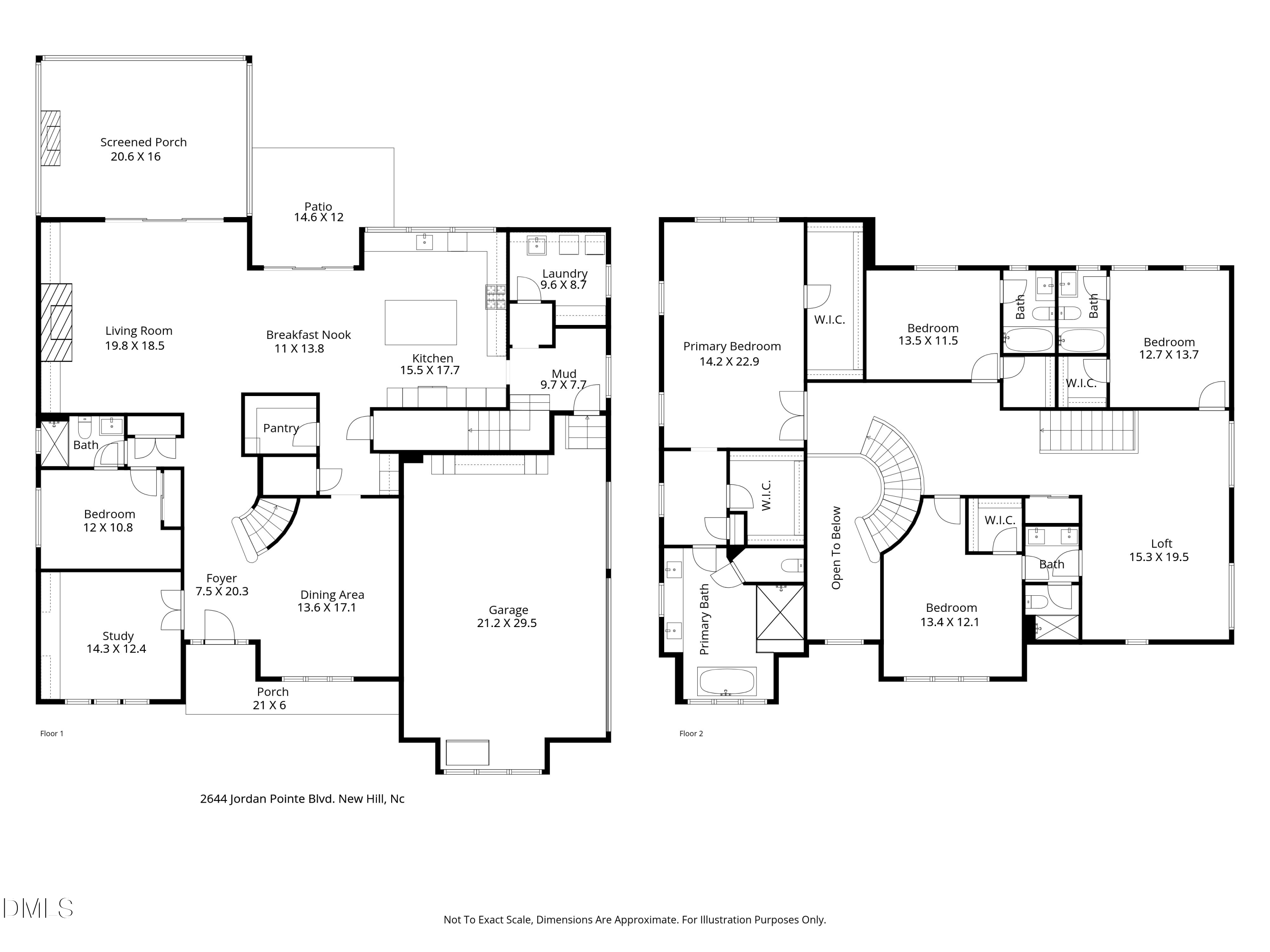New Hill, North Carolina, 27562, United States, 5 Bedrooms Bedrooms, ,5 BathroomsBathrooms,Residential,Active,1969664