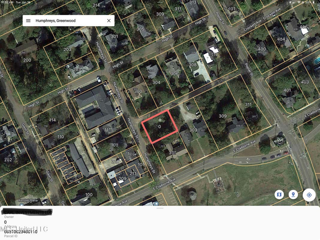 HUMPHREYS STREET, GREENWOOD MS 38930, GREENWOOD, MS 38930, photo 1