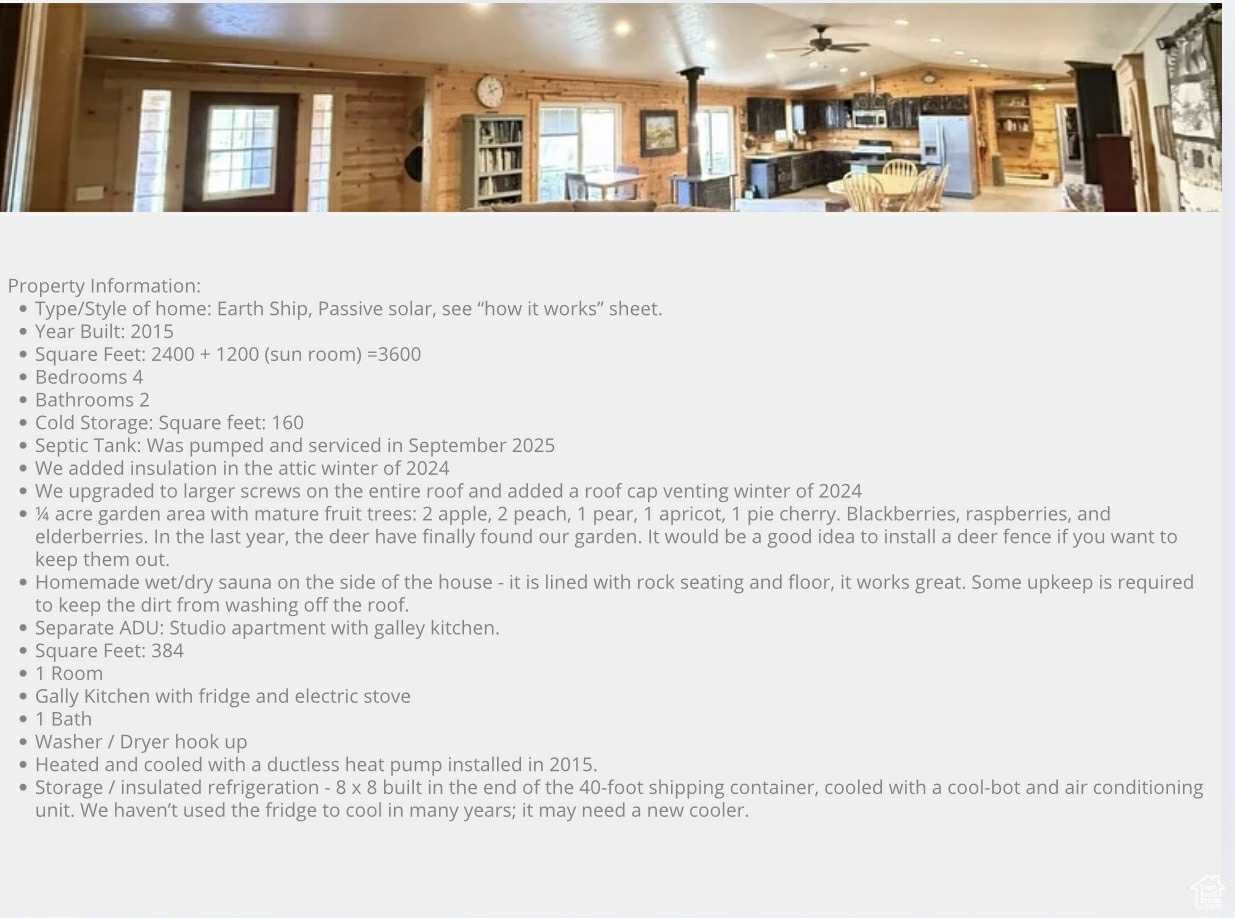 Huntington, Utah, 84528, United States, 4 Bedrooms Bedrooms, ,1 BathroomBathrooms,Residential,Active,1963255